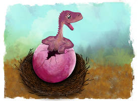 the birth of dinosaur