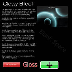 Glossy Effect Tutorial