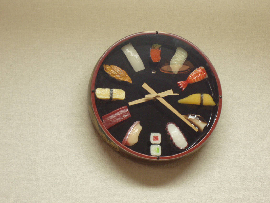 Sushi Clock by TheTreeMan on DeviantArt