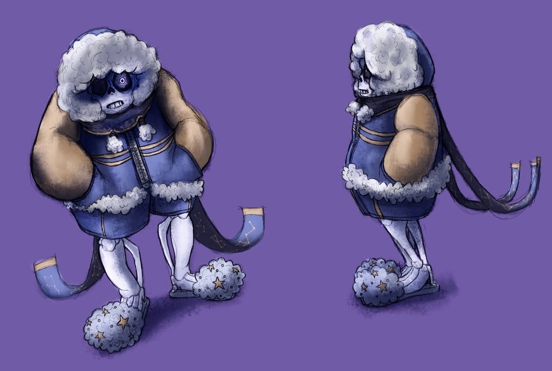 Sans Reference Model OUTERDUST: Sans Reference 2 by Grotto-kay on DeviantArt