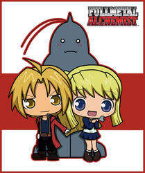 ed and al and winry - yay