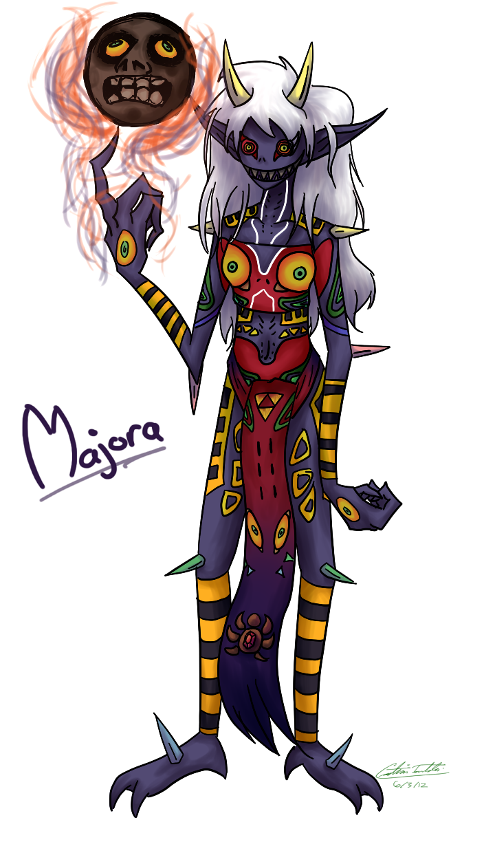 The Darkness of Majora's Mask by studiomuku