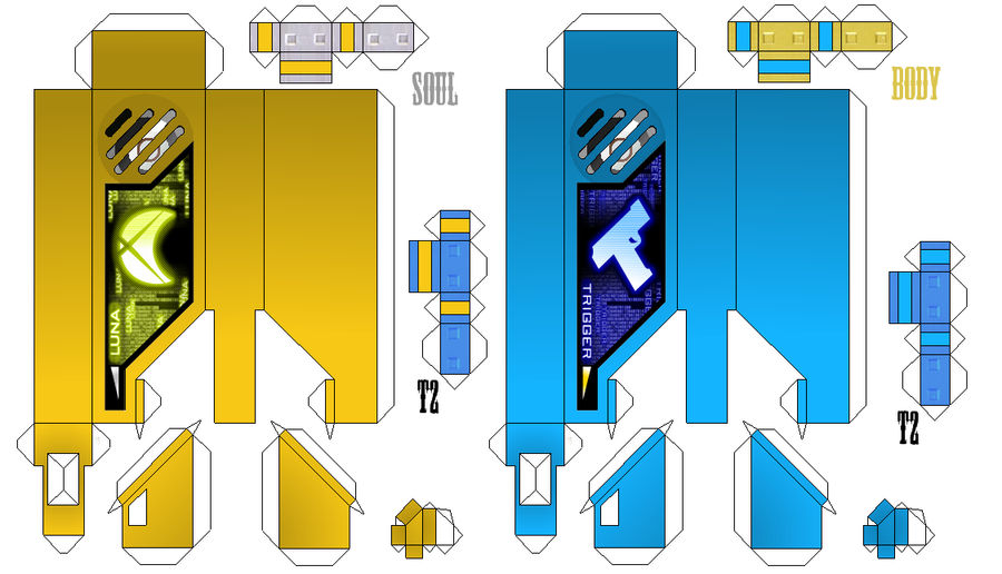 papercraft w luna trigger memories