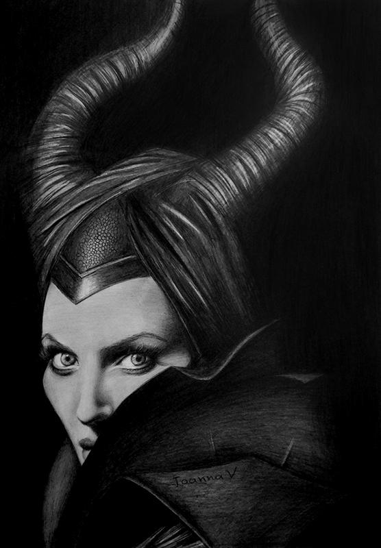 Maleficent - Angelina Jolie by Joanna-Vu