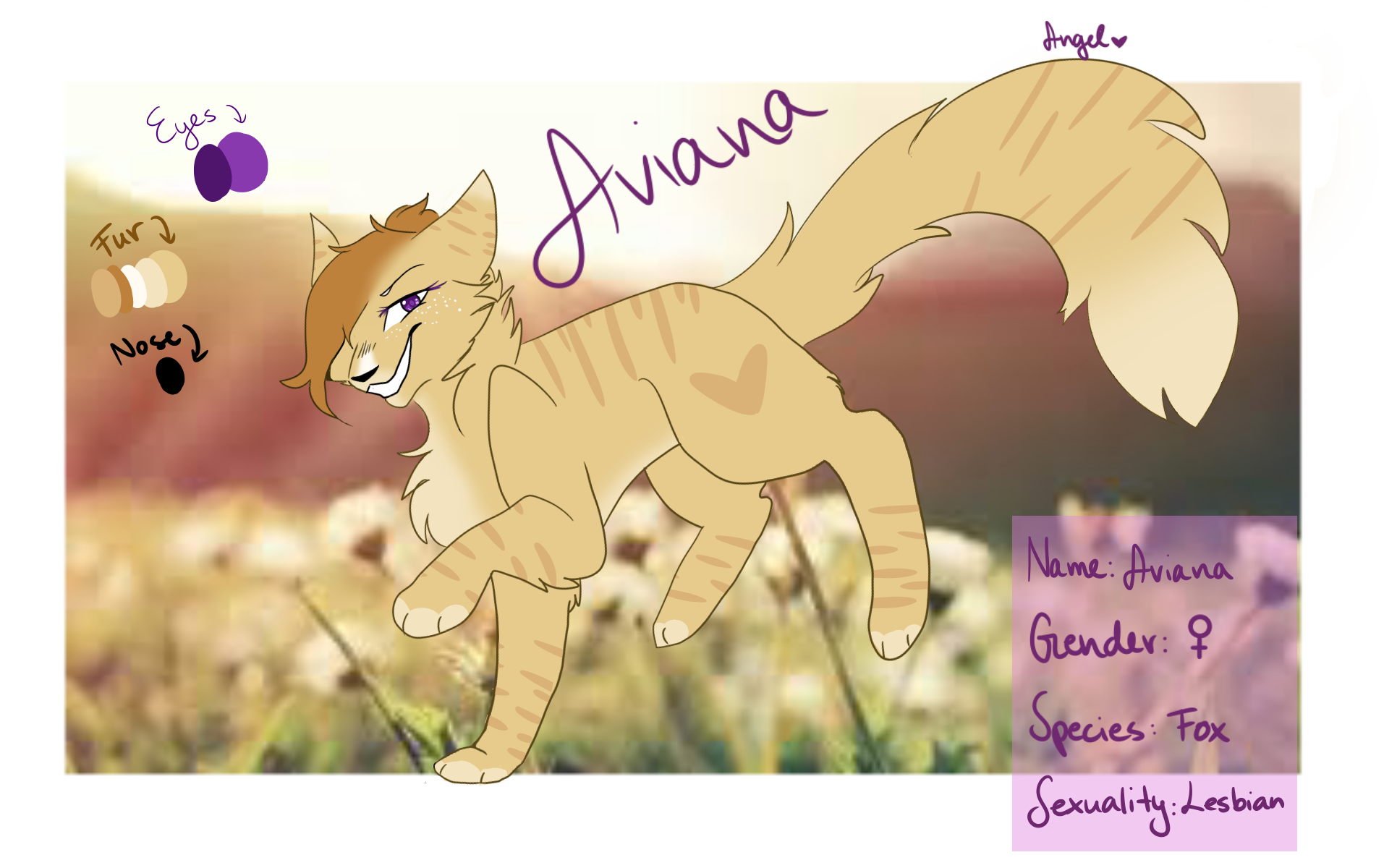 =* Aviana reference sheet*=