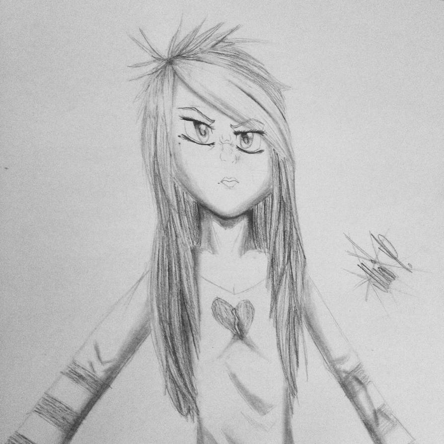 angry emo girl by 50-shades-0f-Red on DeviantArt
