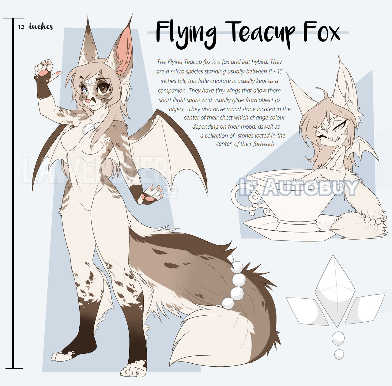 Flying Teacup Fox Auction - closed
