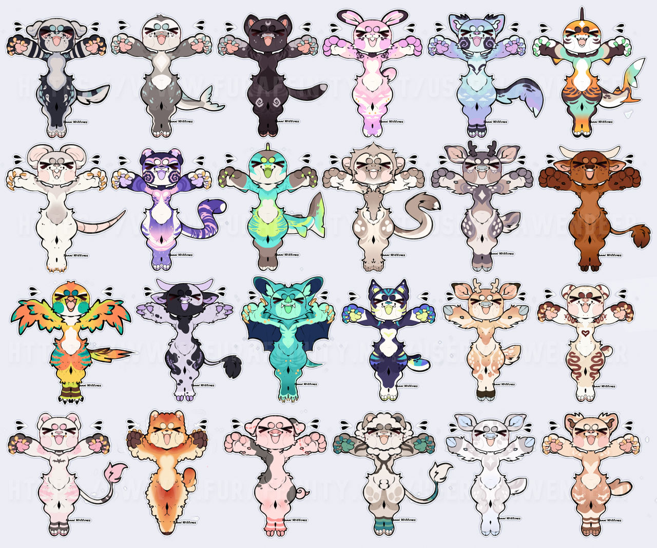 Anthro chibi adopt - open
