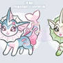 Vaporeon fusion adopts - CLOSED