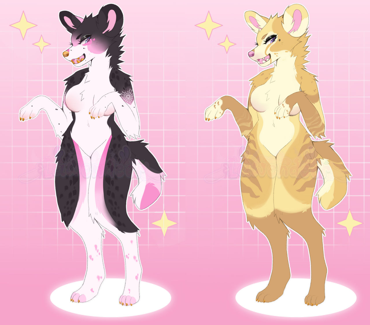 Hyena adopts - open