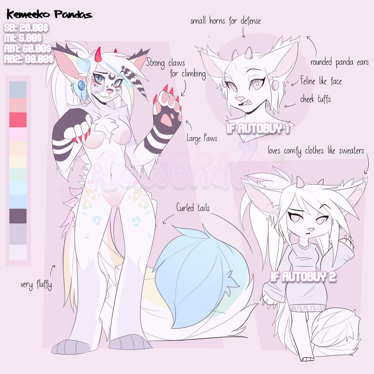 Kemeeko panda auction - CLOSED
