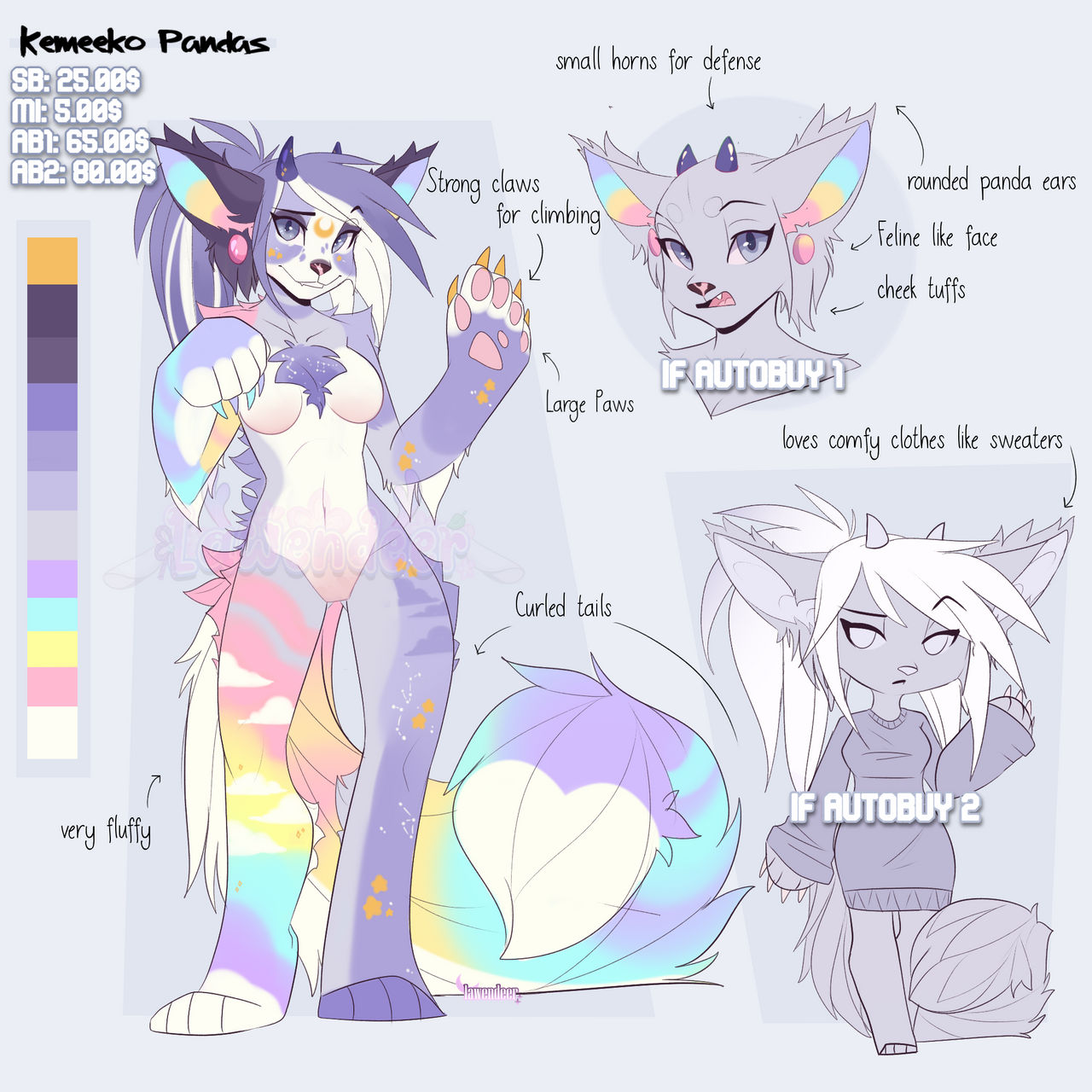 Kemeeko panda auction - CLOSED