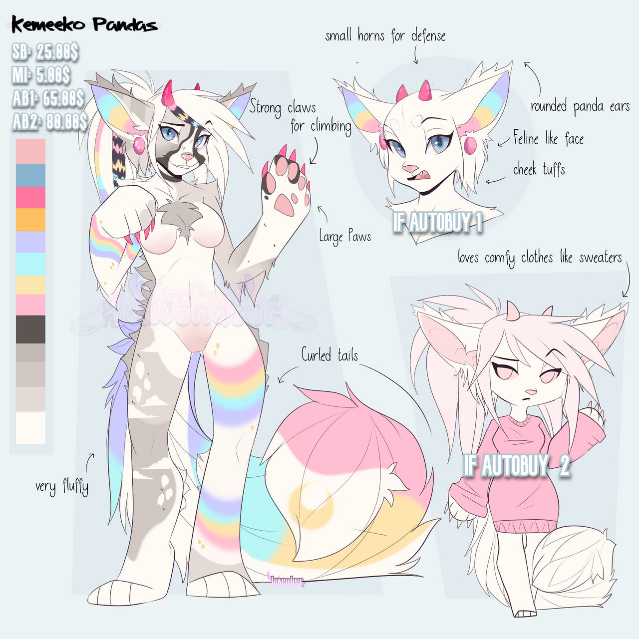 Kemeeko panda auction - CLOSED