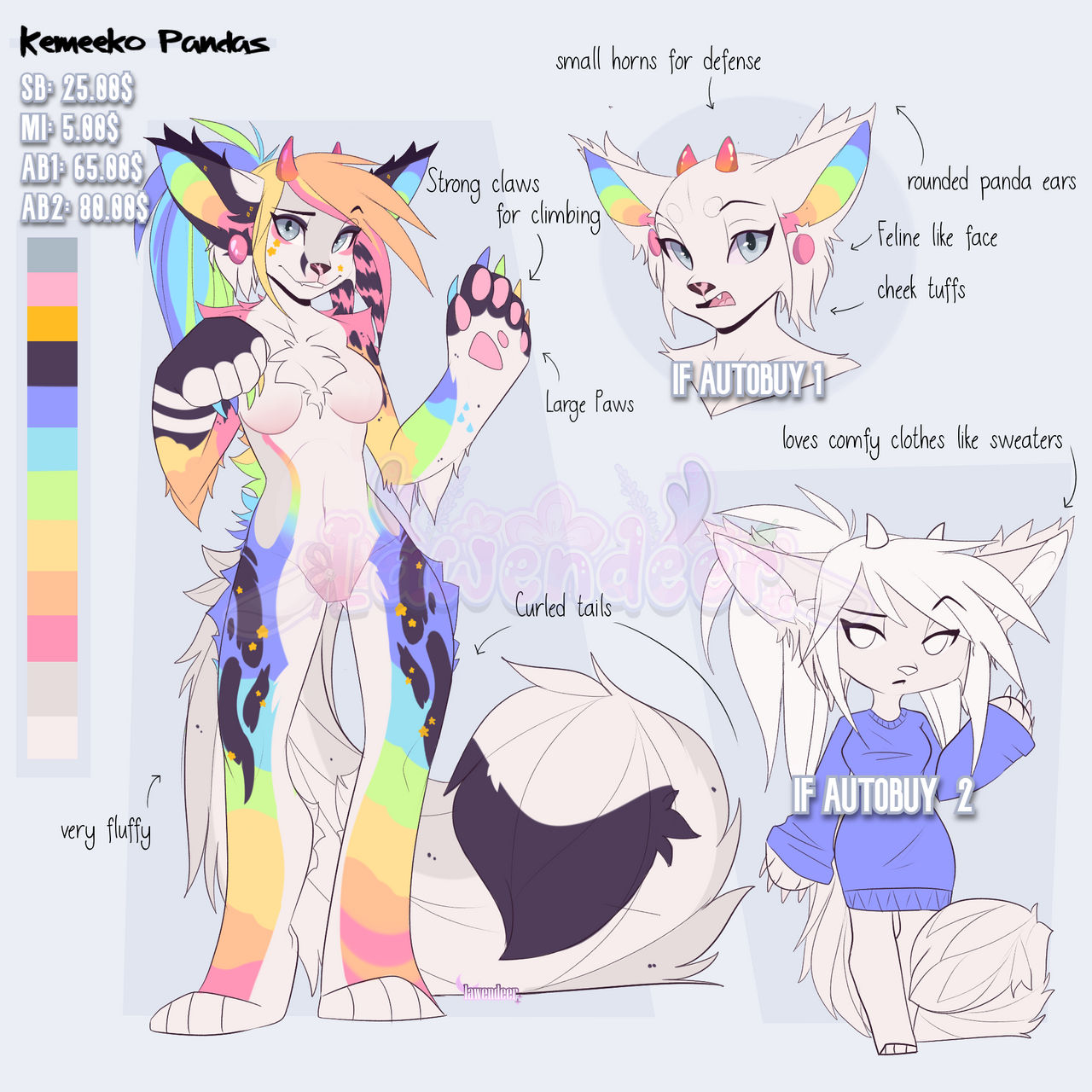 Kemeeko panda auction - CLOSED