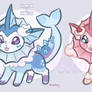 Vaporeon fusion adopts - CLOSED