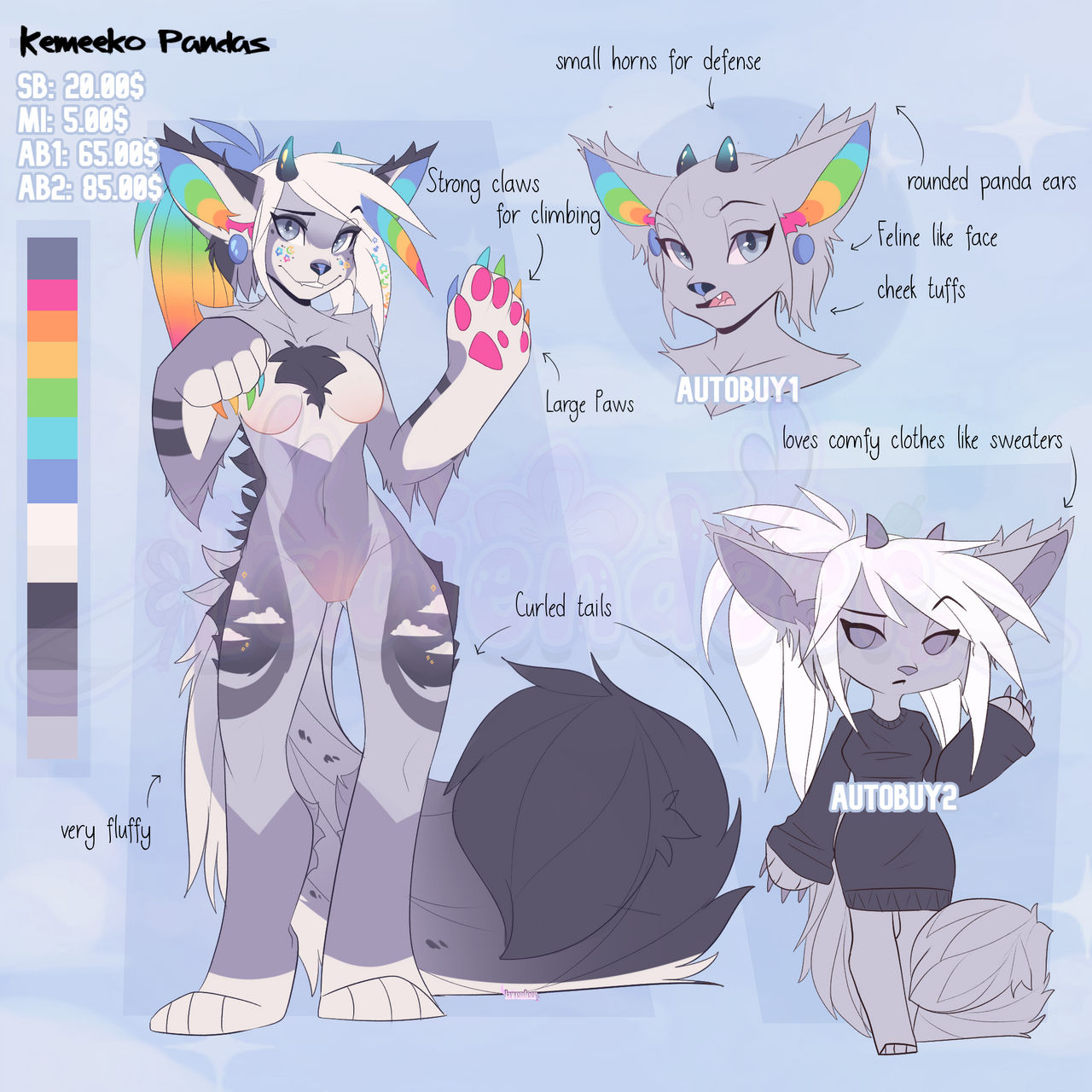 Kemeeko panda auction - CLOSED