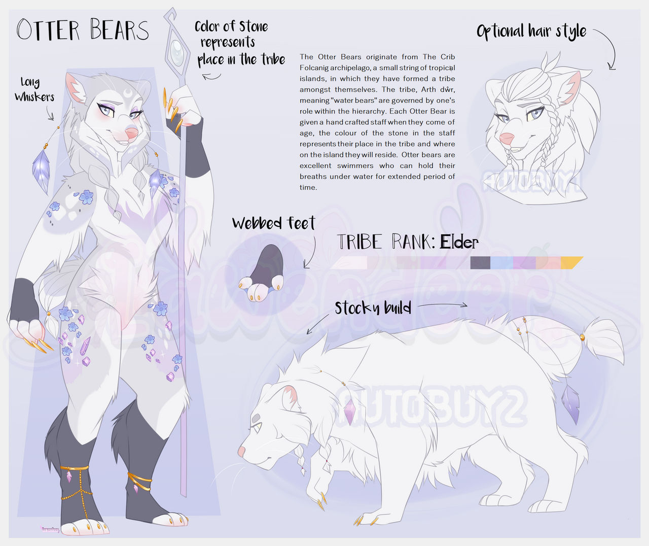 Otter bear auction - CLOSED