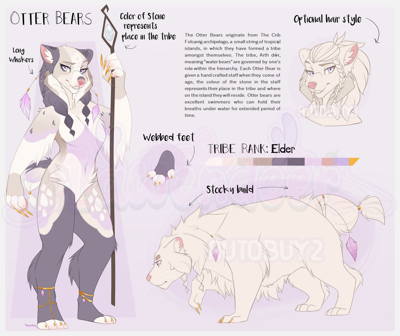 Otter bear auction - CLOSED