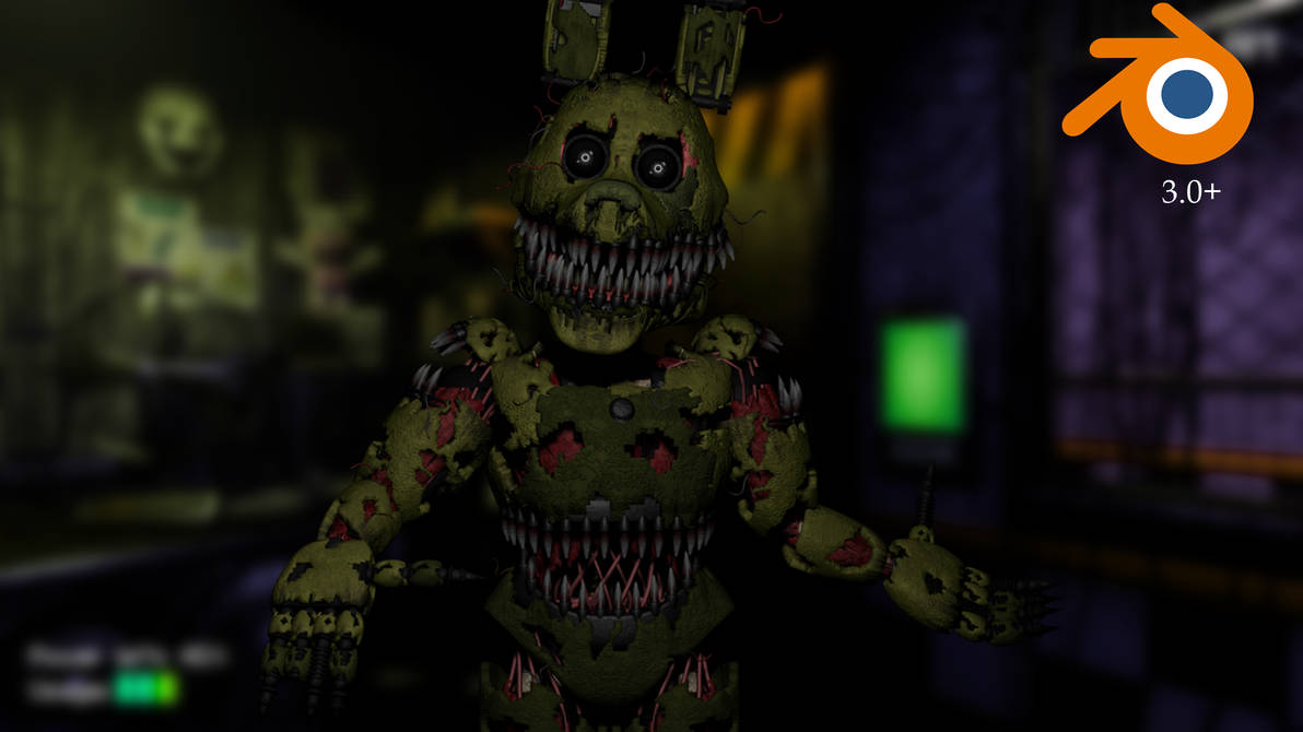 Nightmare Springtrap Blender port by Horrorfan50 on DeviantArt