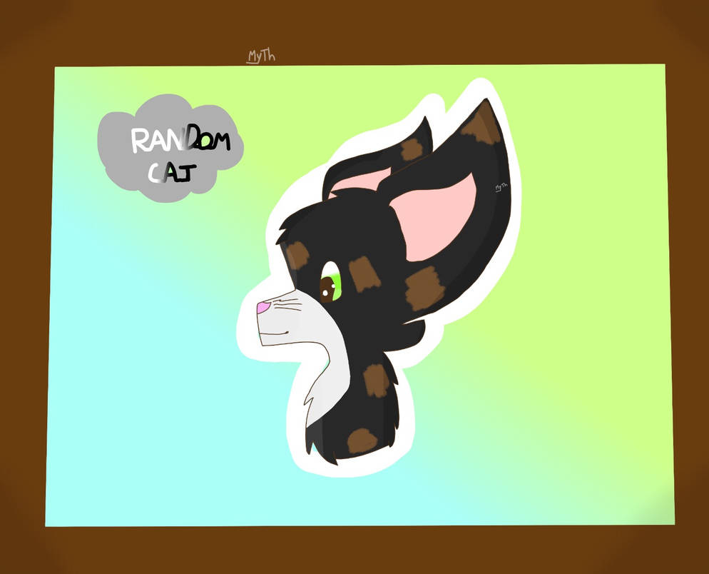 Random tortoise shell cat drawing by mythicalcantdraw on DeviantArt
