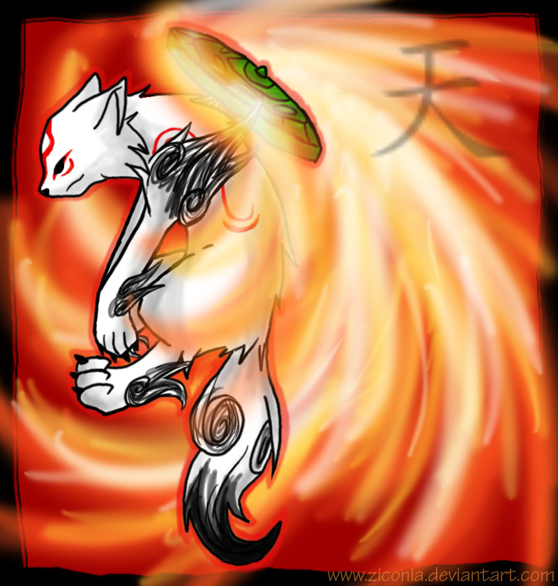 Okami Amaterasu - Fire cracker