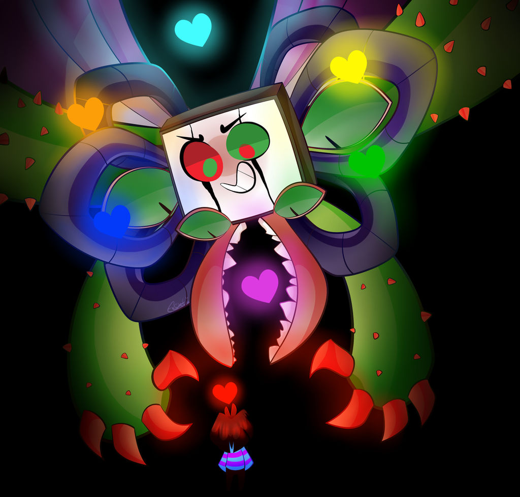 Omega Flowey Tv Face by richsquid1996 on DeviantArt