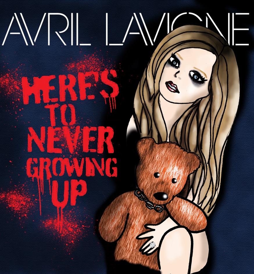 Avril Lavigne Here'S To Never Growing Up Cover By Nasstaran On.