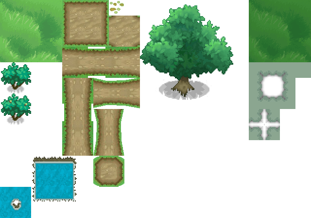 Pokemon Path Tile pokemon xy tileset by babydialga on DeviantArt
