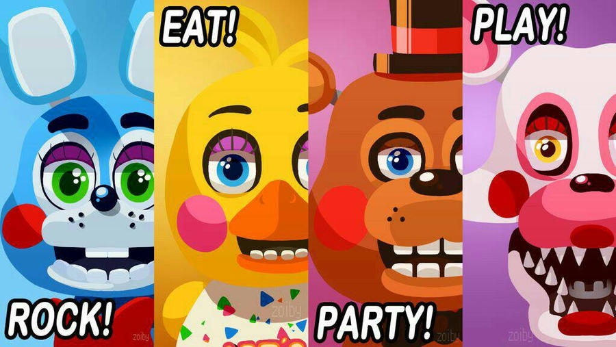 FNaF 2 Poster By ThunderSolar On DeviantArt