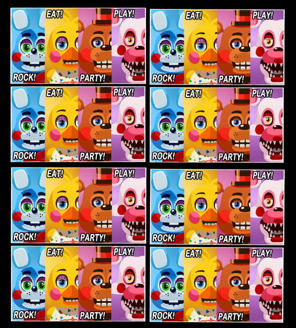 FNaF 2 Poster X 8 By ThunderSolar On DeviantArt