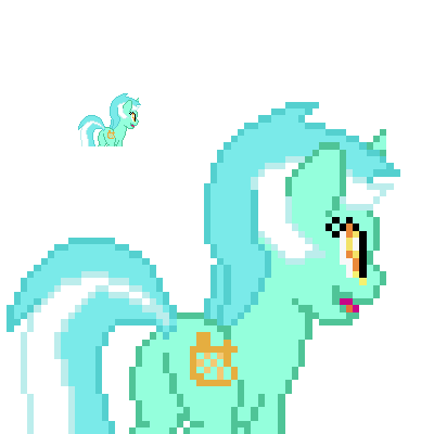 Lyra Heartstrings back sprite 3.0