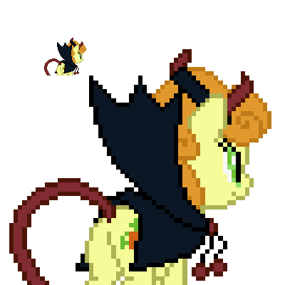 Nightmare Night Golden Harvest back sprite