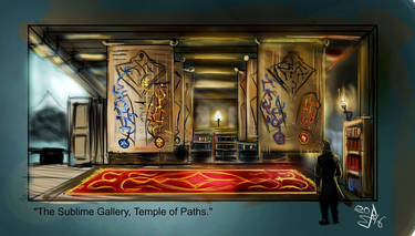 Scene work - The Sublime Gallery, Temple of Paths
