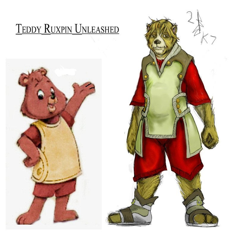 Teddy Ruxpin Icon Teddy Ruxpin Unleashed by legendbourne on DeviantArt