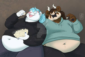Birthday Sketch: Pause & Taebear