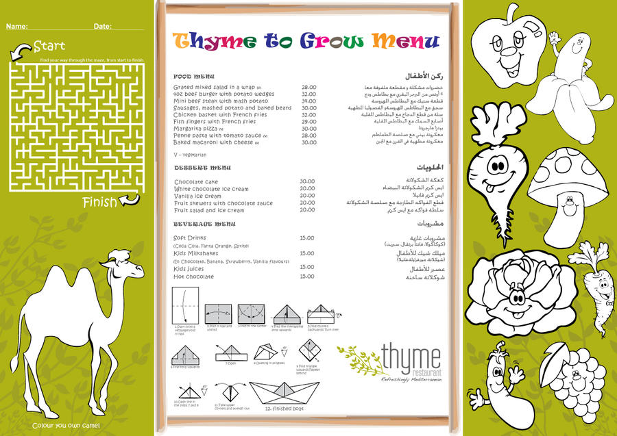 Stick Boy Menu.pdf Kids Menu by dotnifty on DeviantArt