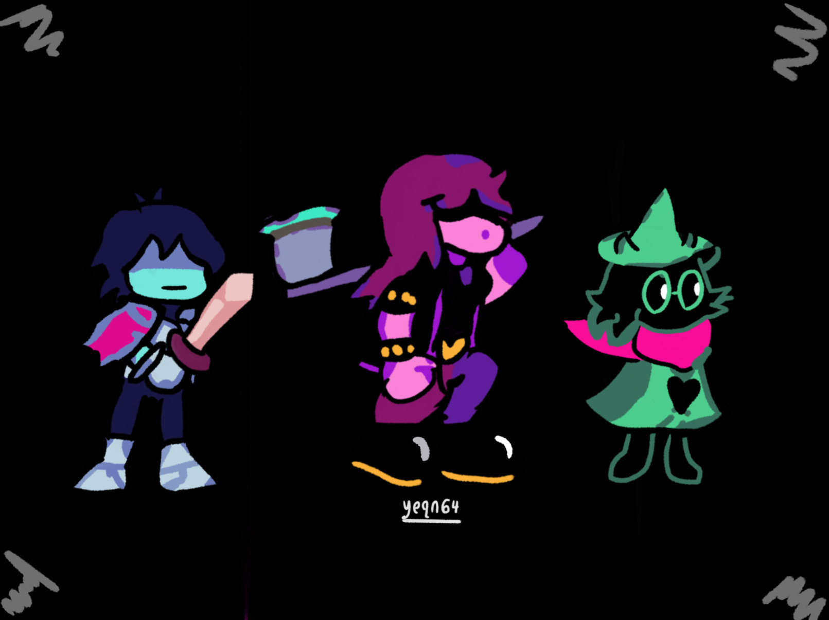 Susie Using Rude Buster Rude Buster - Deltarune by yeqn64 on DeviantArt