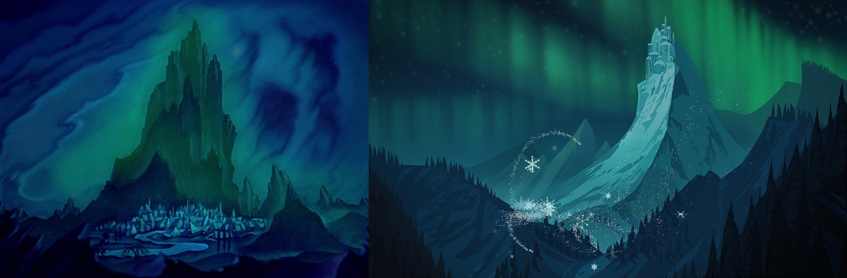 Elsa's Mountain - Bald Mountain (Fantasia, Frozen)