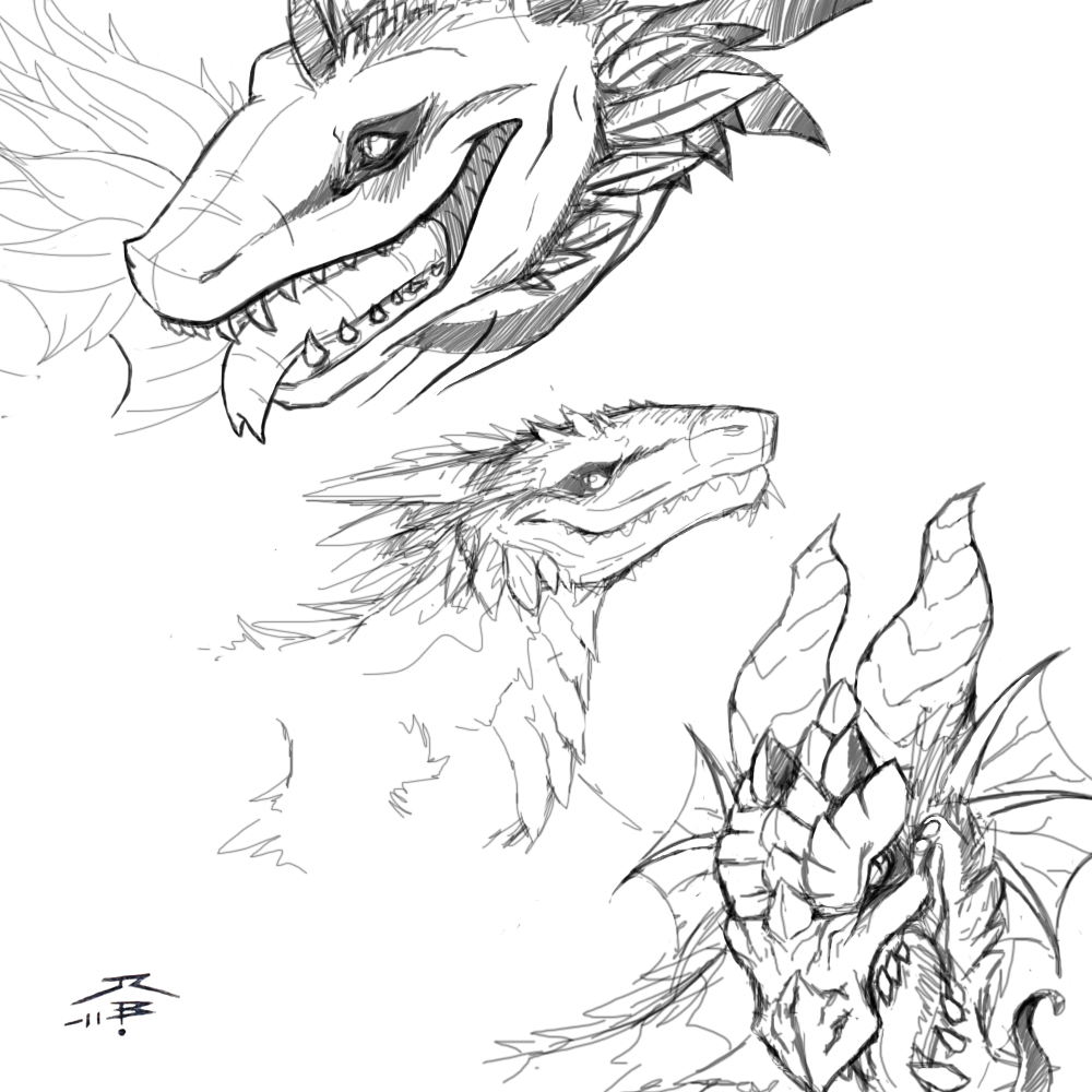 Dragons Sketches