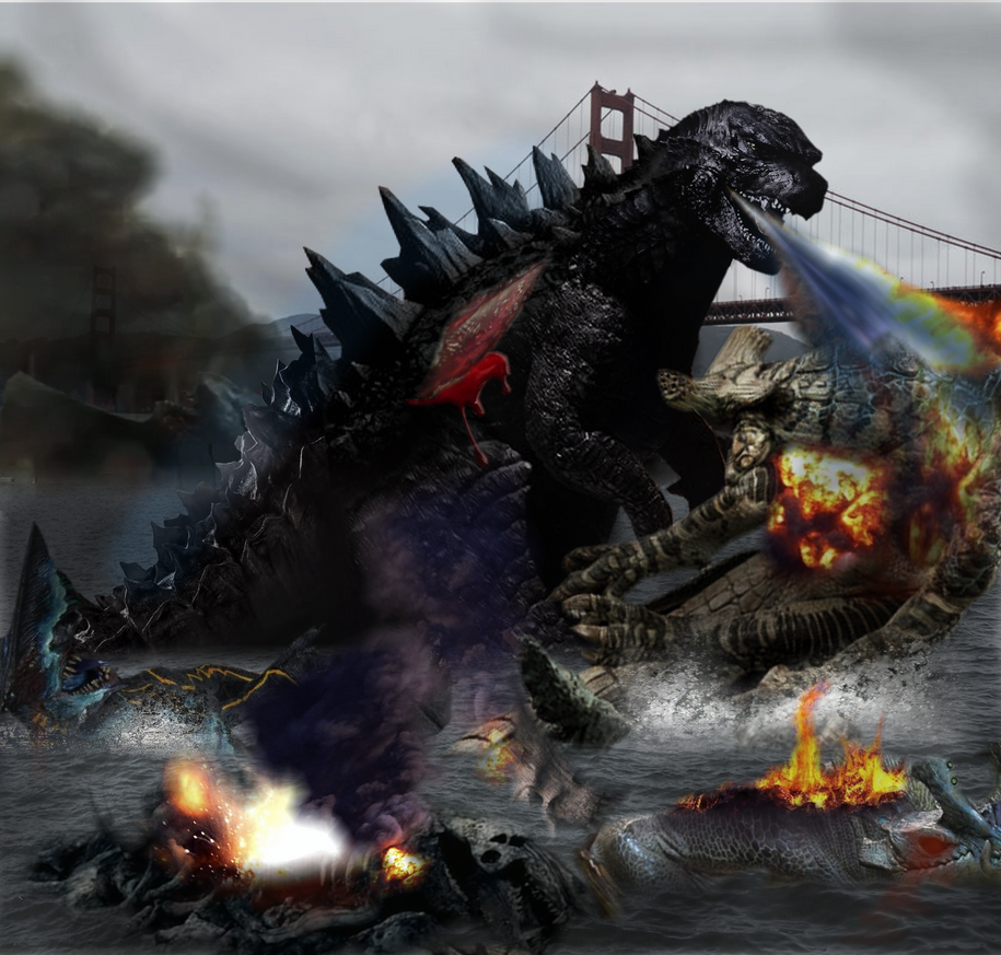 Godzilla vs Pacific rim-eliminate the last dirt by ThrillerzillaArt on ...