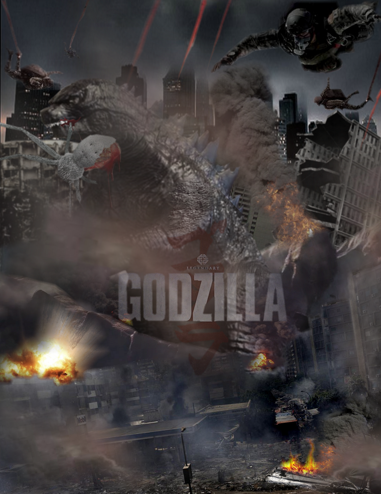 Fanmade Godzilla 2014 cover