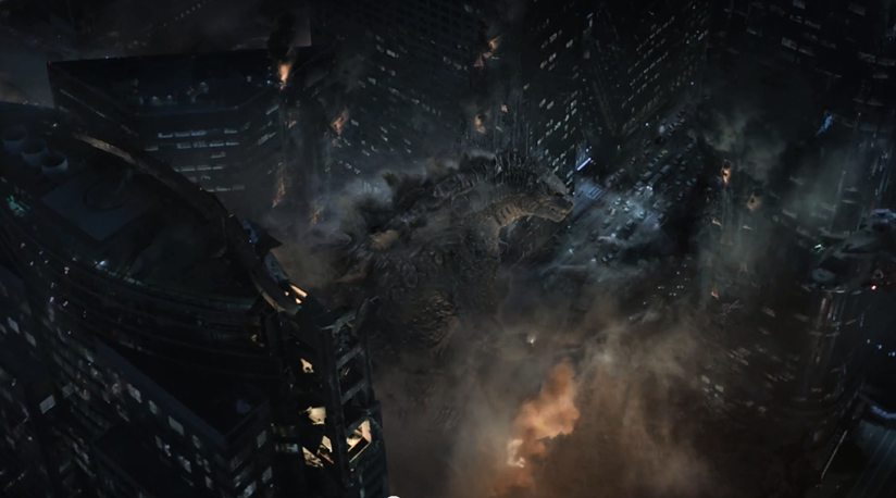 Godzilla 2014- Clear shot