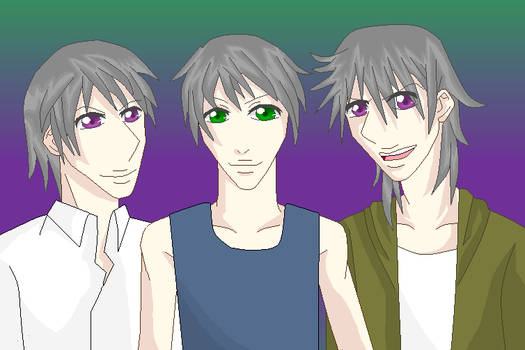 Makoto, Mamoru, Daichi Usami