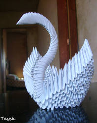 Swan 3D - Origami