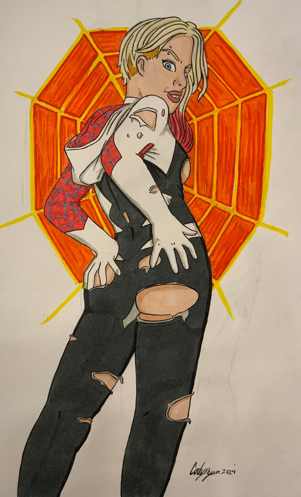 Wardrobe Multifunction Deviantart Spidergwen wardrobe malfunction by Codyryanart on DeviantArt
