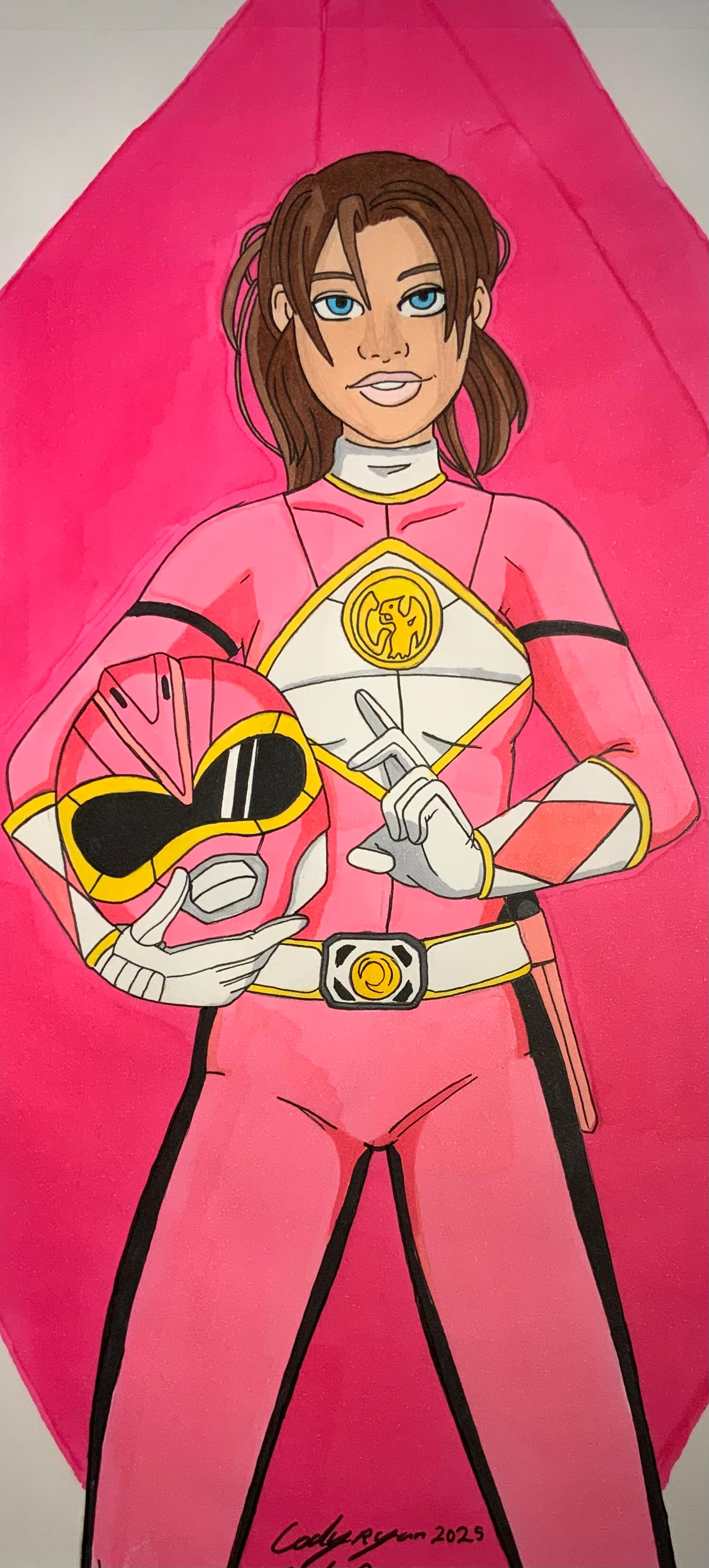 New pink ranger by Codyryanart on DeviantArt
