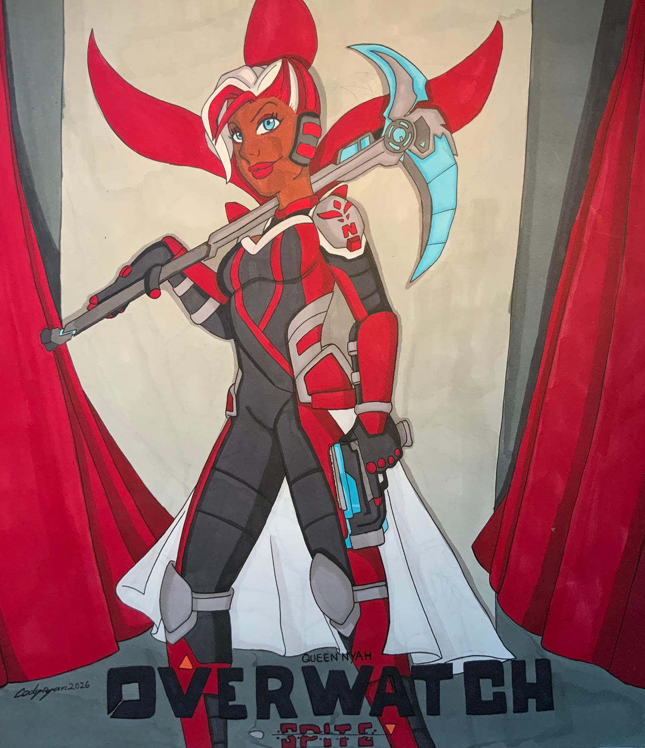 Overwatch2 Romen Oc Overwatch Oc Queen Nyah by Codyryanart on DeviantArt