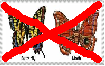 Anti-Butterflies and Moths Stamp