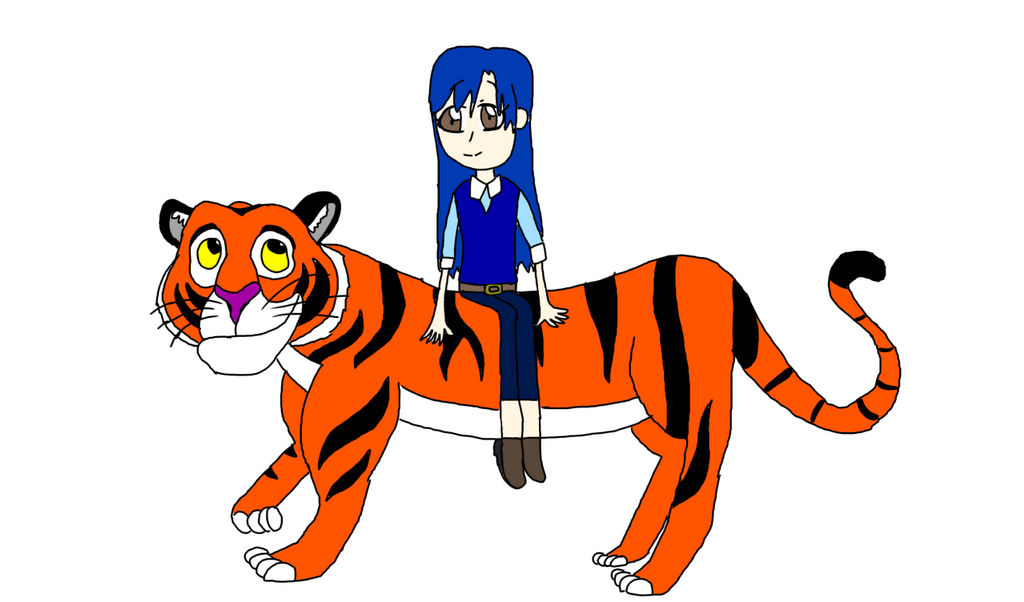 Chihaya riding Rajah by UPEOPilotJumbo on DeviantArt
