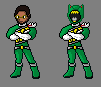 Tellyzx Dino Charge Green Ranger Sprite